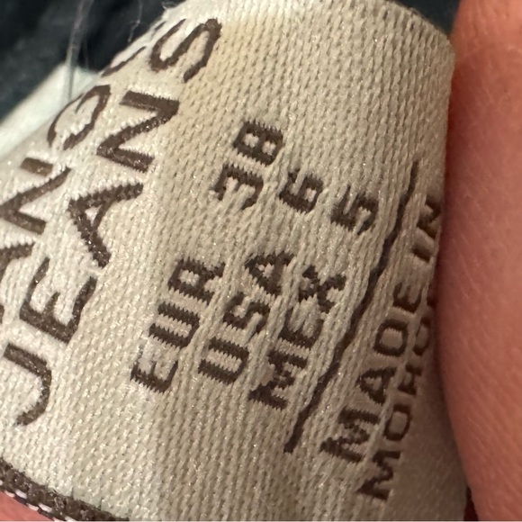 Mango Jeans coated “belle skinny” blue wax/ coated skinny ❤️ - Picture 6 of 8